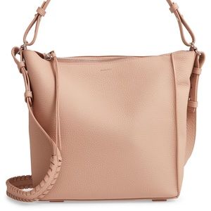 All Saints Kita Leather Pink Shoulder Bag